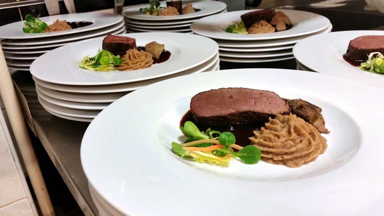 Jelení steak z reštaurácie Hotela Diana